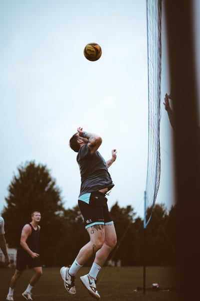 volleyball action photo