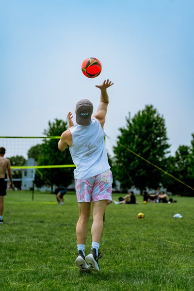 volleyball action photo