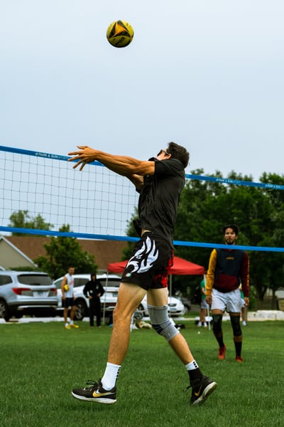volleyball action photo