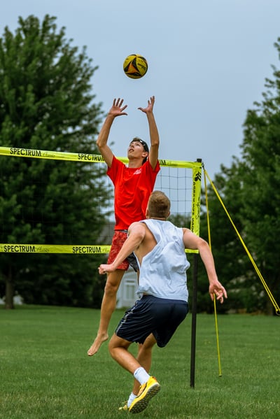 volleyball action photo