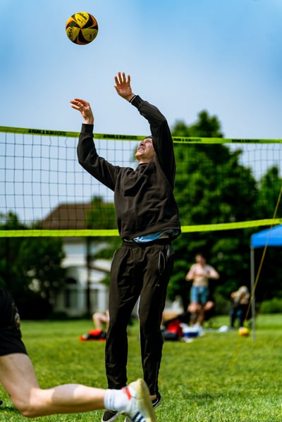 volleyball action photo