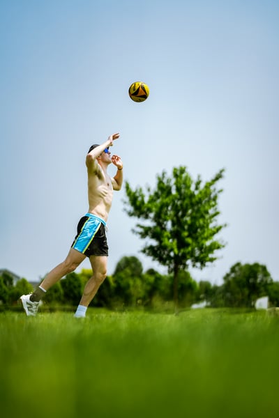 volleyball action photo