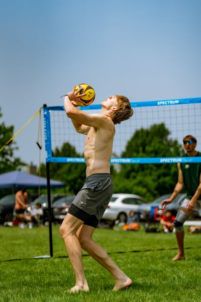 volleyball action photo