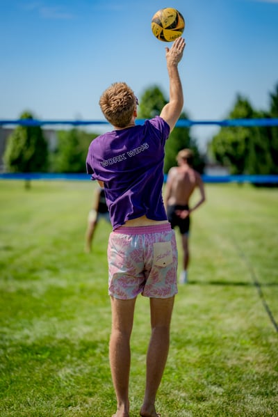 volleyball action photo