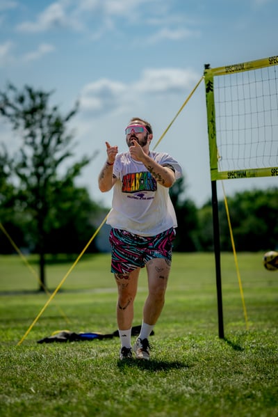 volleyball action photo