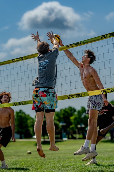 volleyball action photo