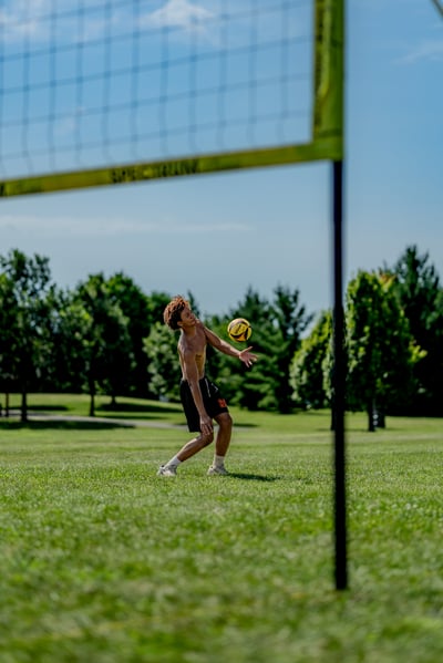 volleyball action photo