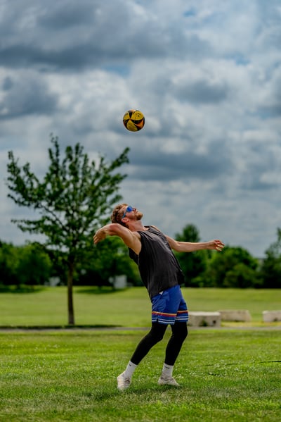volleyball action photo