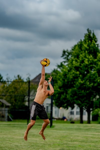 volleyball action photo