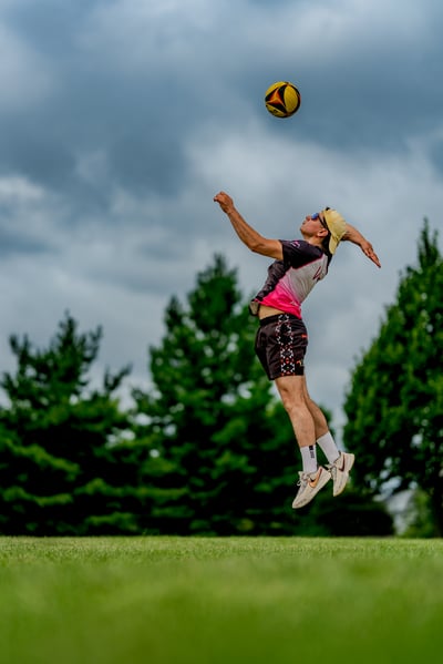 volleyball action photo