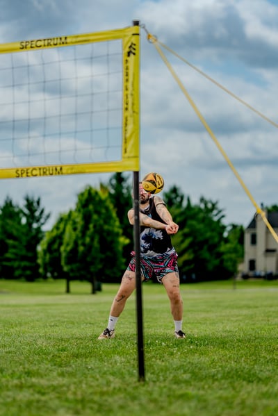 volleyball action photo