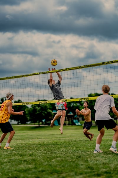 volleyball action photo