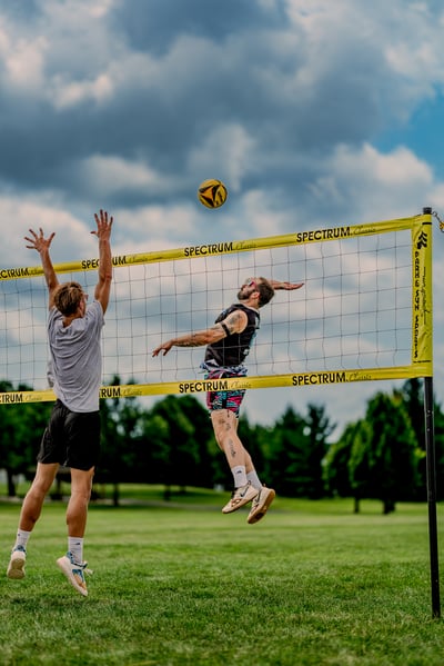 volleyball action photo