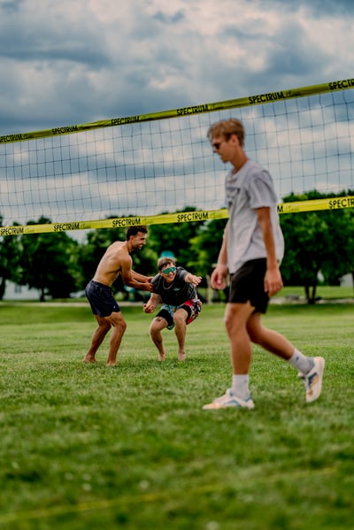 volleyball action photo