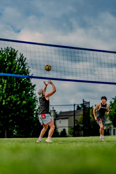 volleyball action photo