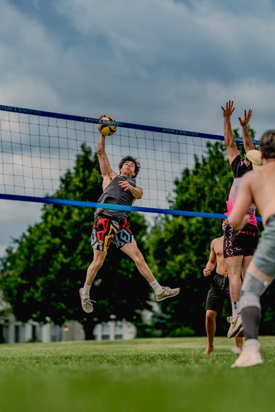 volleyball action photo