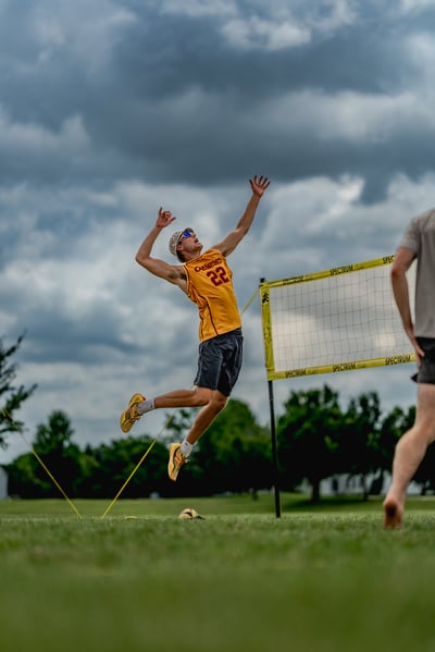 volleyball action photo