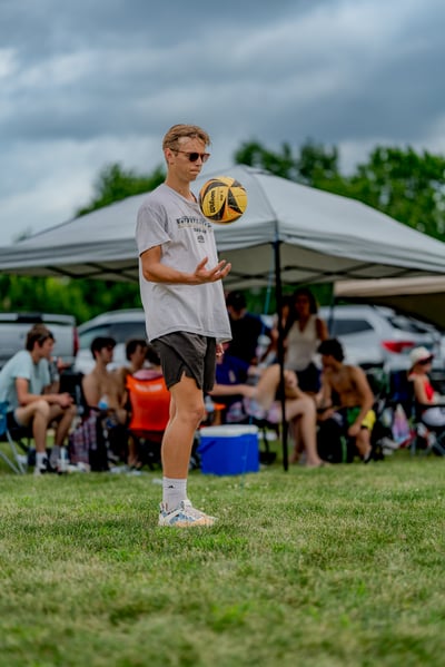 volleyball action photo