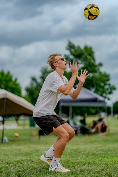 volleyball action photo