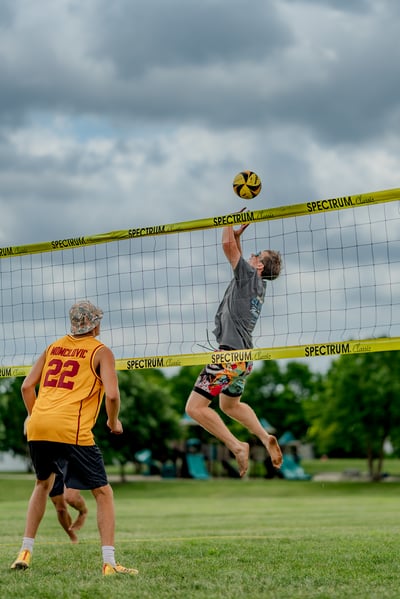 volleyball action photo