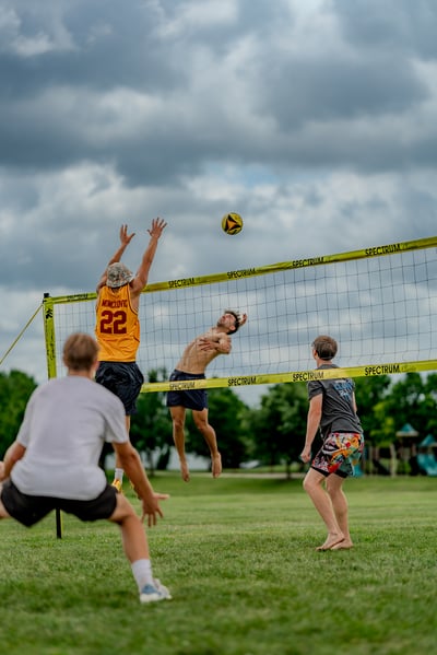 volleyball action photo