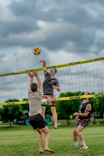 volleyball action photo