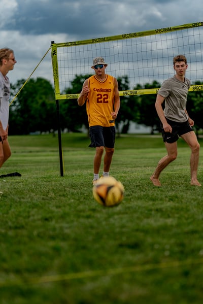 volleyball action photo