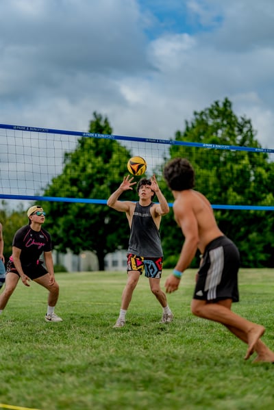 volleyball action photo
