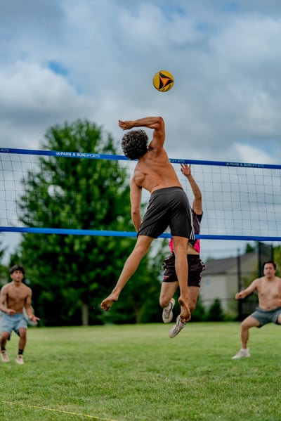 volleyball action photo