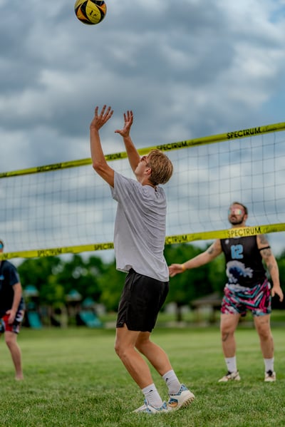 volleyball action photo