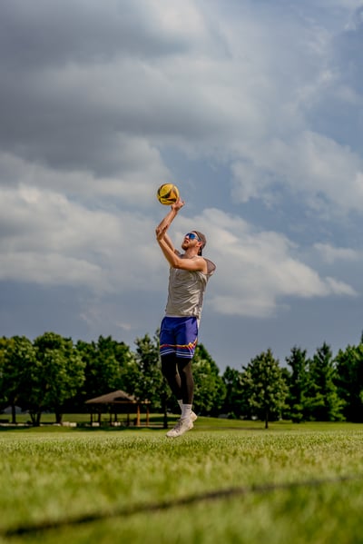 volleyball action photo