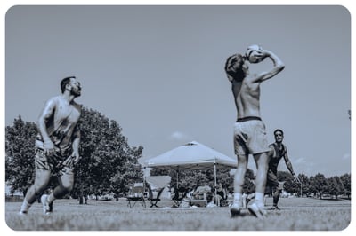 volleyball action photo