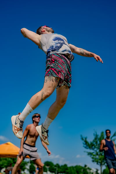 volleyball action photo