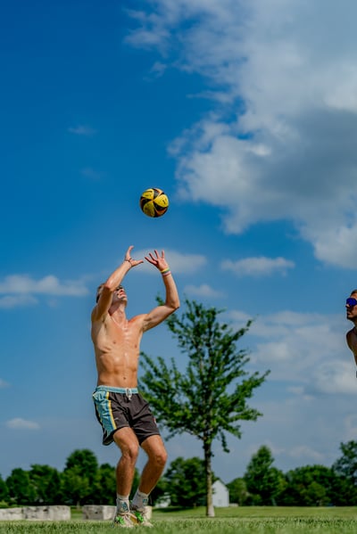 volleyball action photo