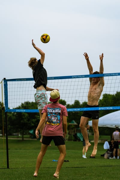 volleyball action photo