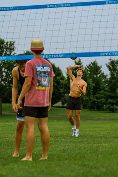 volleyball action photo