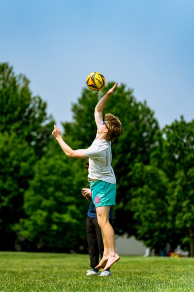 volleyball action photo