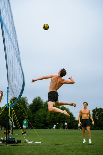 volleyball action photo
