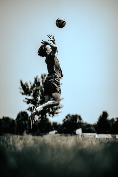volleyball action photo