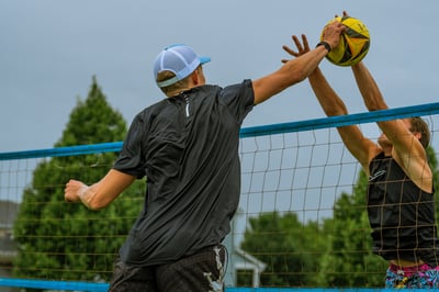 volleyball action photo