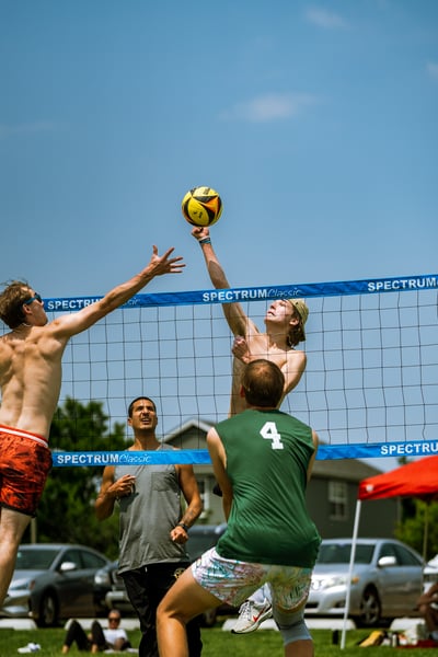 volleyball action photo