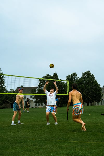 volleyball action photo