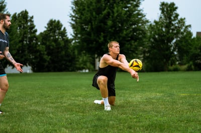 volleyball action photo