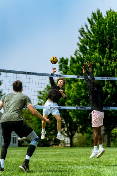 volleyball action photo