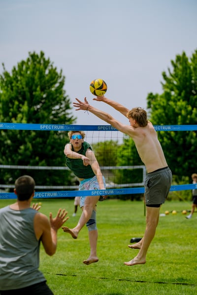 volleyball action photo