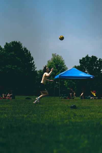 volleyball action photo