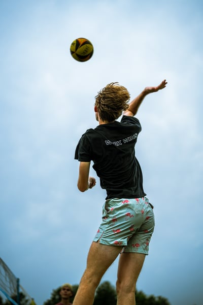 volleyball action photo