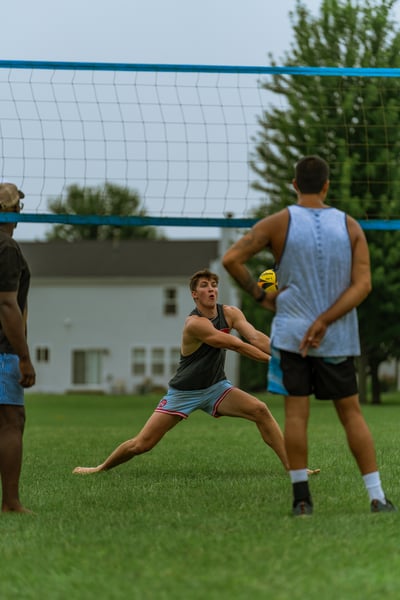 volleyball action photo