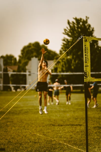 volleyball action photo