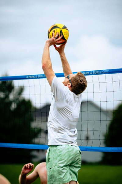 volleyball action photo